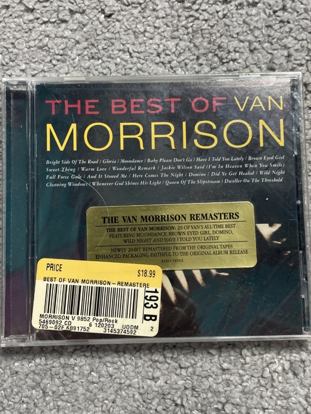 The Best of Van Morrison (1990 Exile Productions Polydor) New and Sealed CD